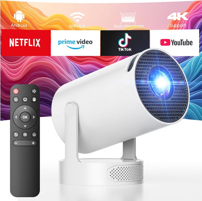 🚀 Proiettore Wireless Ultra-Compatto – Trasforma ogni parete in un cinema!